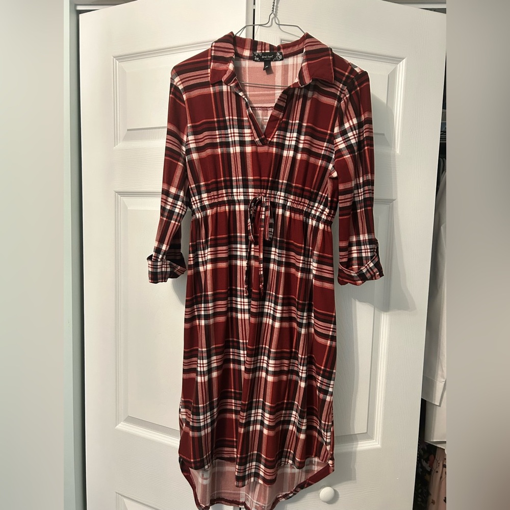 Plaid Red Tunic